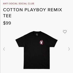 Anti Social Social Club X Playboy tee